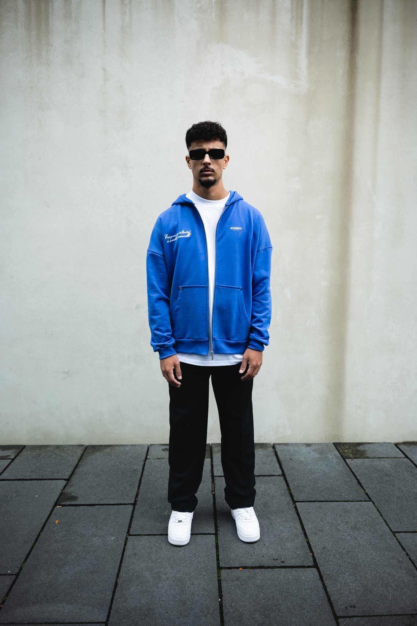 Oceanblue Zip-Hoodie
