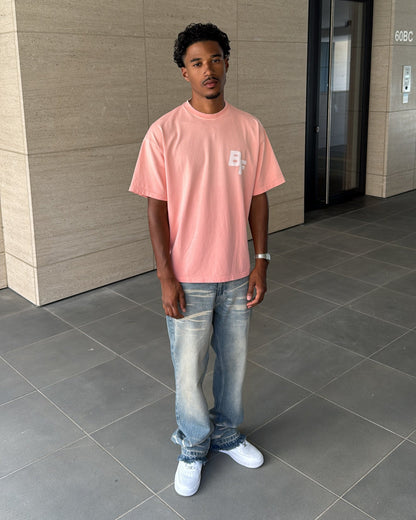 Salmon 'BF' T-Shirt